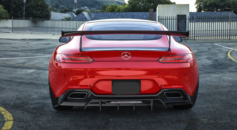 Paktechz Carbon Fiber Rear Bumper Diffuser V1 - Mercedes Benz AMG GT GTS C190