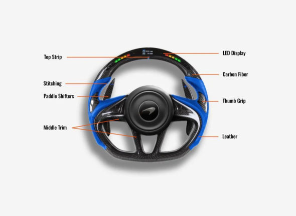 Full Custom Steering Wheel - McLaren 720S/765LT/GT