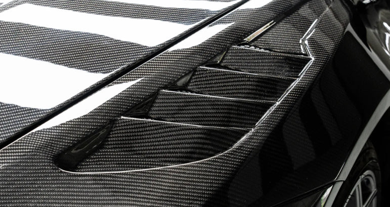 Paktechz Dry Carbon Fiber Vented Front Fenders - Lamborghini Huracan LP580 LP610 EVO