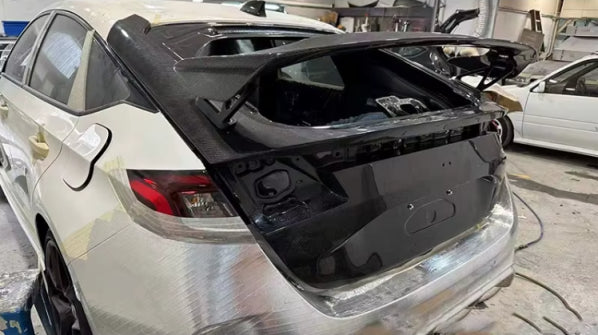 Carbon Fiber Rear Trunk Lid replacement - Honda Civic Type R FL5