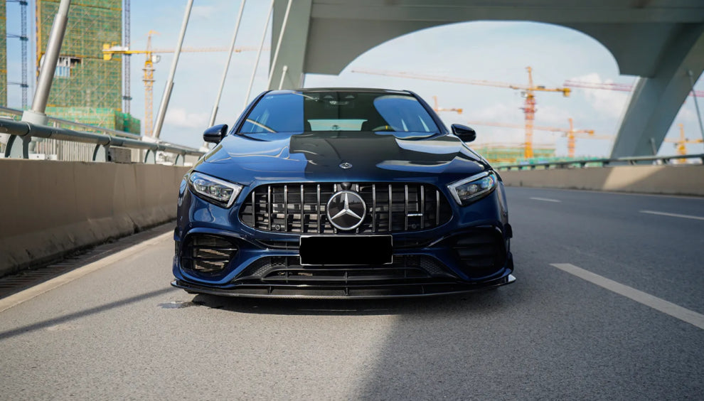 Paktechz Prepreg Carbon Fiber Front Splitter Lip - Mercedes Benz W177 AMG A45 A45s