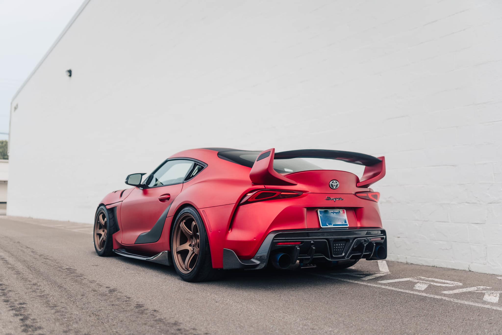 Varis Style Carbon Fiber Side Skirt extensions - Toyota A90 Supra