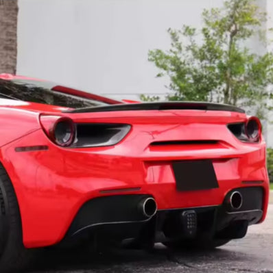 Carbon Fiber Rear Trunk Spoiler - Ferrari 488 Spider / GTB 2016-2019