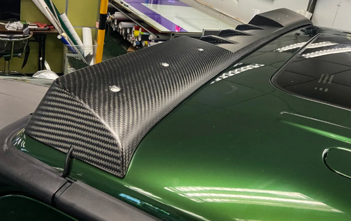 Prepreg Carbon Fiber Front Roof Spoiler - Mercedes Benz W464 G500 G550 G63