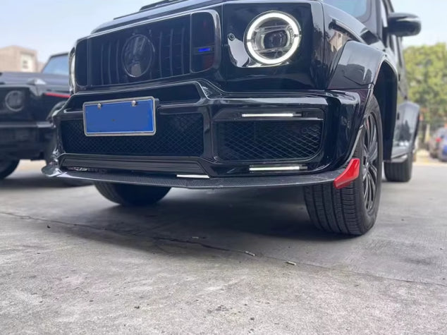 Prepreg Carbon Fiber BB G900 Rocket Style Front Lip - Mercedes Benz G Wagon W464 AMG G63