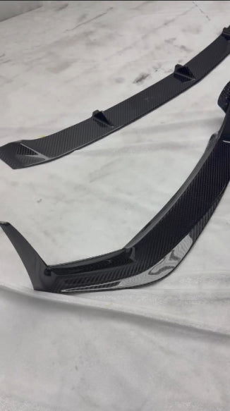 Dry Carbon Fiber Front Splitter Lip - Mercedes Benz AMG GT GTS GTC C190