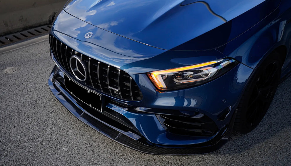 Paktechz Prepreg Carbon Fiber Front Splitter Lip - Mercedes Benz W177 AMG A45 A45s