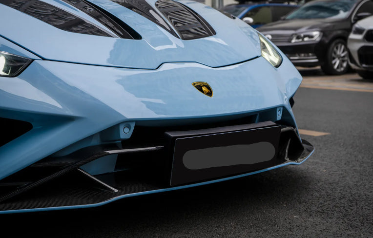 Paktechz Prepreg Carbon Fiber Front Lip - Lamborghini Huracan EVO RWD