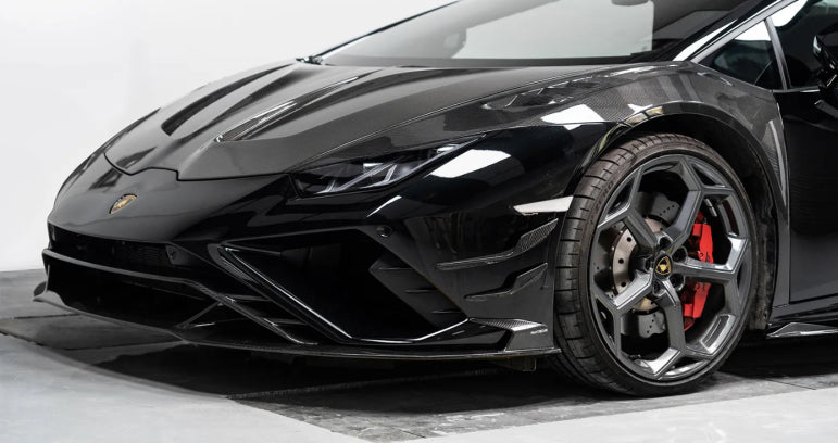 Paktechz Dry Carbon Fiber Vented Front Fenders - Lamborghini Huracan LP580 LP610 EVO