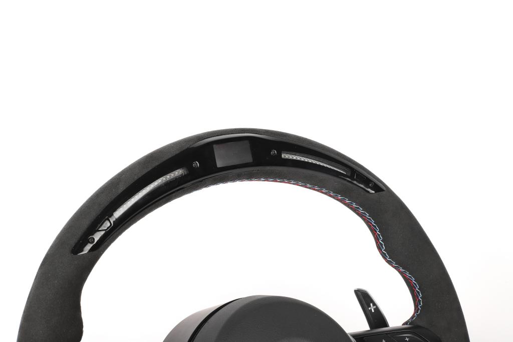 M Performance Carbon Fiber Full Alcantara Steering Wheel w/ LED- BMW F Chassis