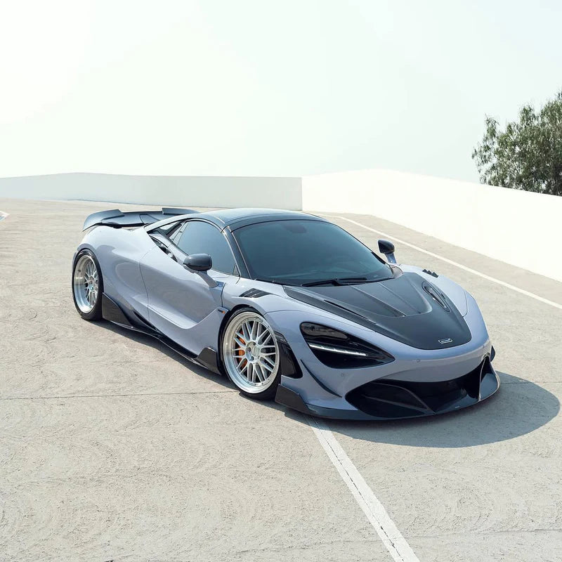 Dry Prepreg Carbon Fiber Front Lip V2 - Mclaren 720s