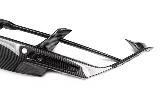 Carbon Fiber Rear Bumper OEM Style Upper Bumper Trim + Rear Diffuser - Mclaren 720s