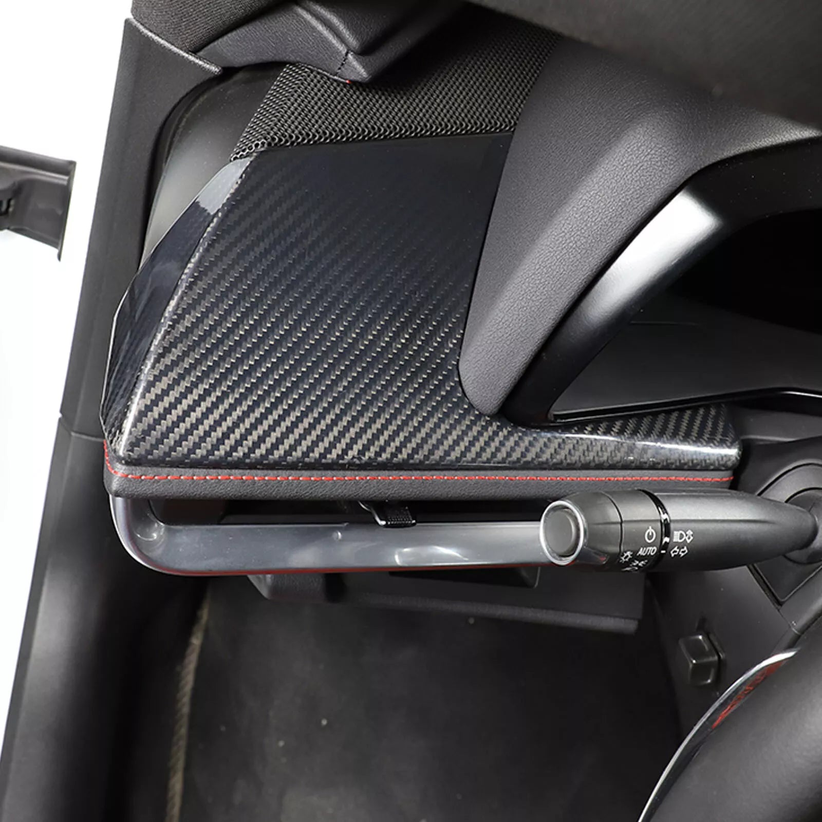 Carbon Fiber Driver's Seat Center Console Panel Trim - Corvette C8