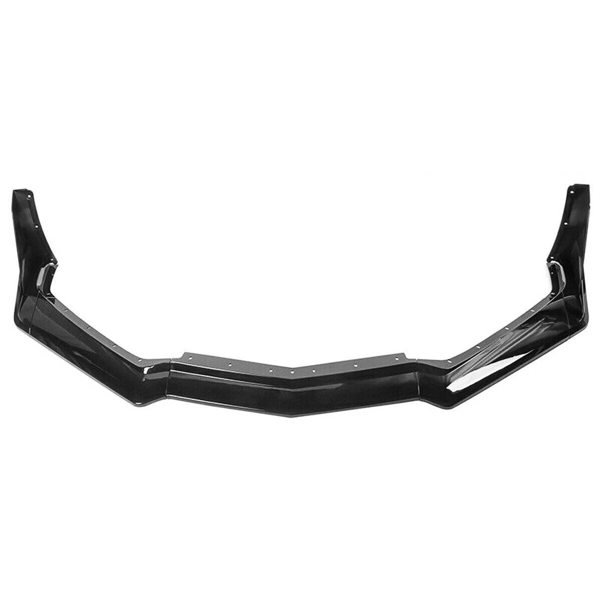 Gloss Black front Lip V2 - Chevrolet Corvette C8 Z51 ZR1