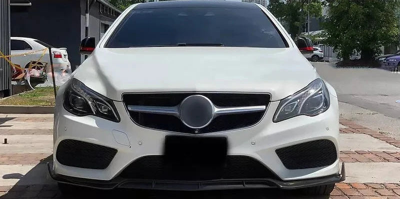 Gloss Black Front Splitter Lip -  Mercedes Benz W207 C207 E400 2014-2016
