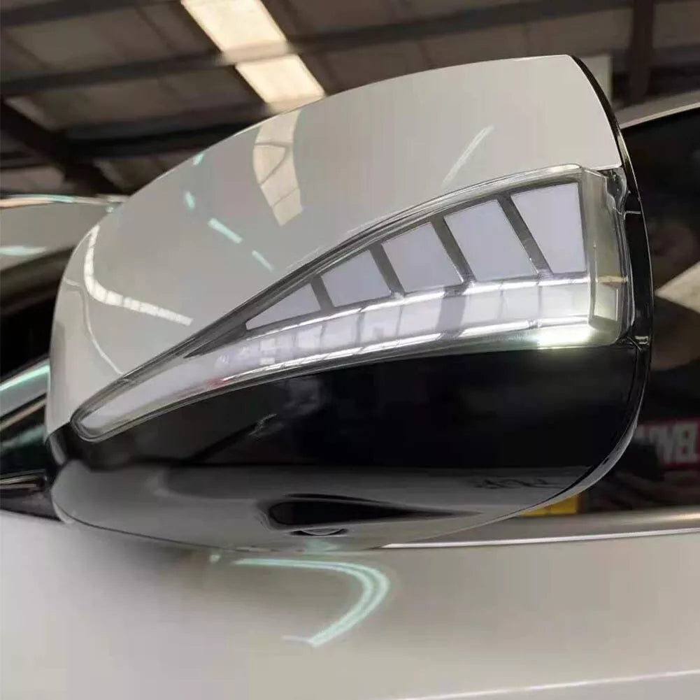 LED Mirror Dynamic Sequential Turn Signal DRL Light For Infiniti Q50 Q60