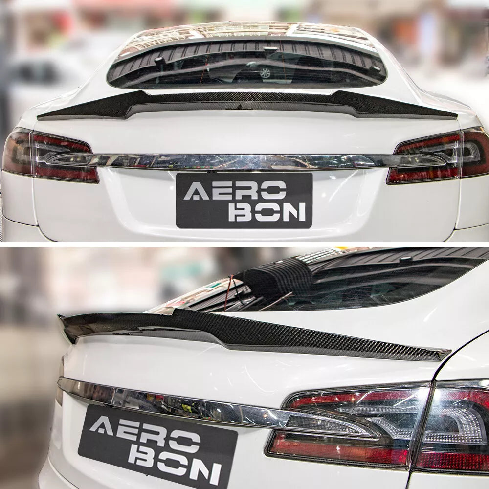 Carbon Fiber V Performance Spoiler - Tesla Model S
