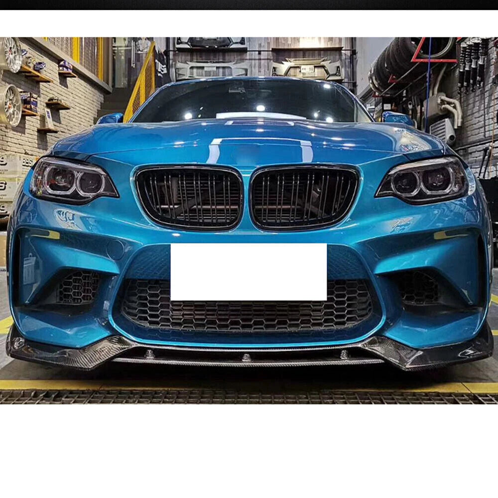 Carbon Fiber V Style Front Lip - BMW F87 M2 Competition/ Base