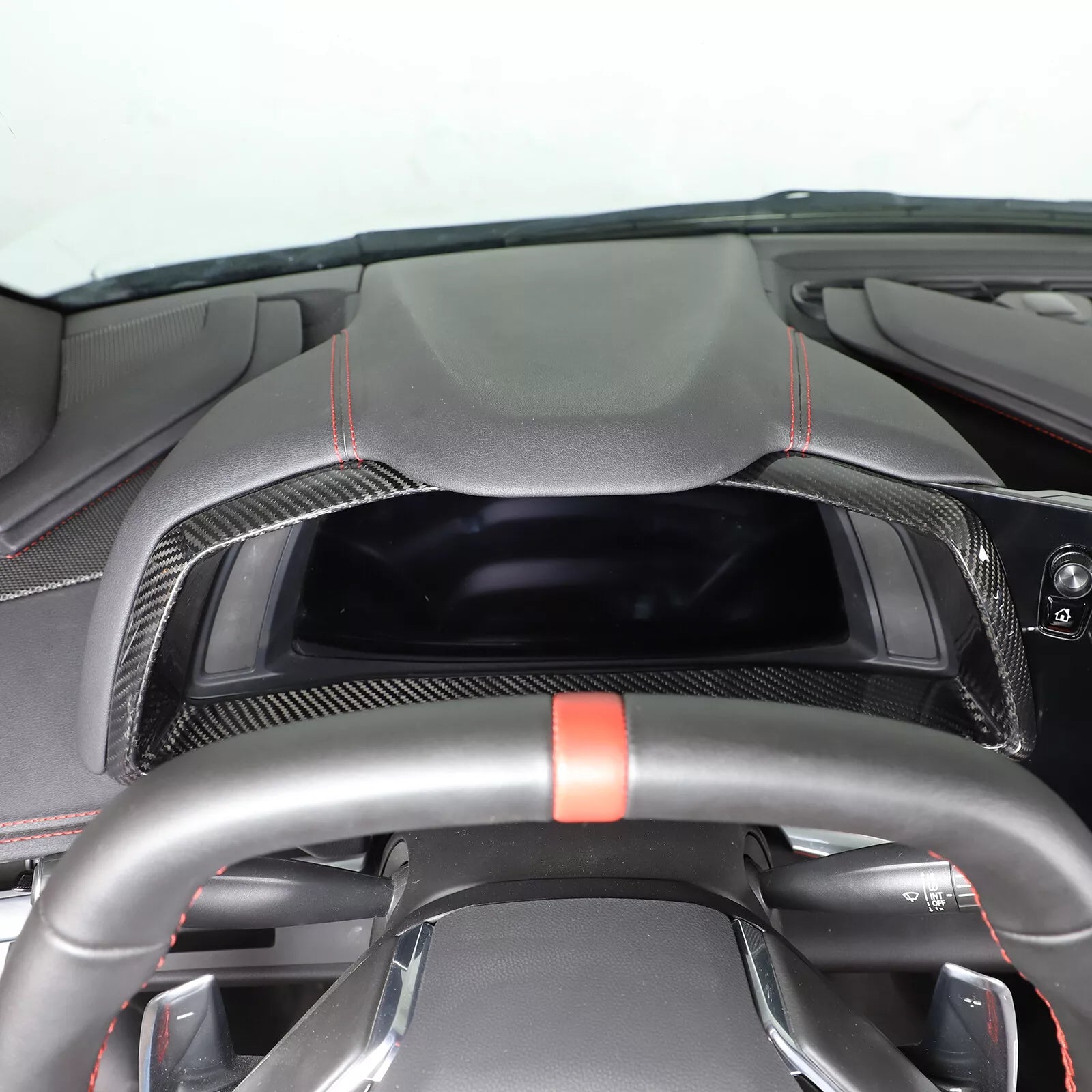 Carbon Fiber Instrument Gauge Cluster Cover - Corvette C8 Z51 Z06
