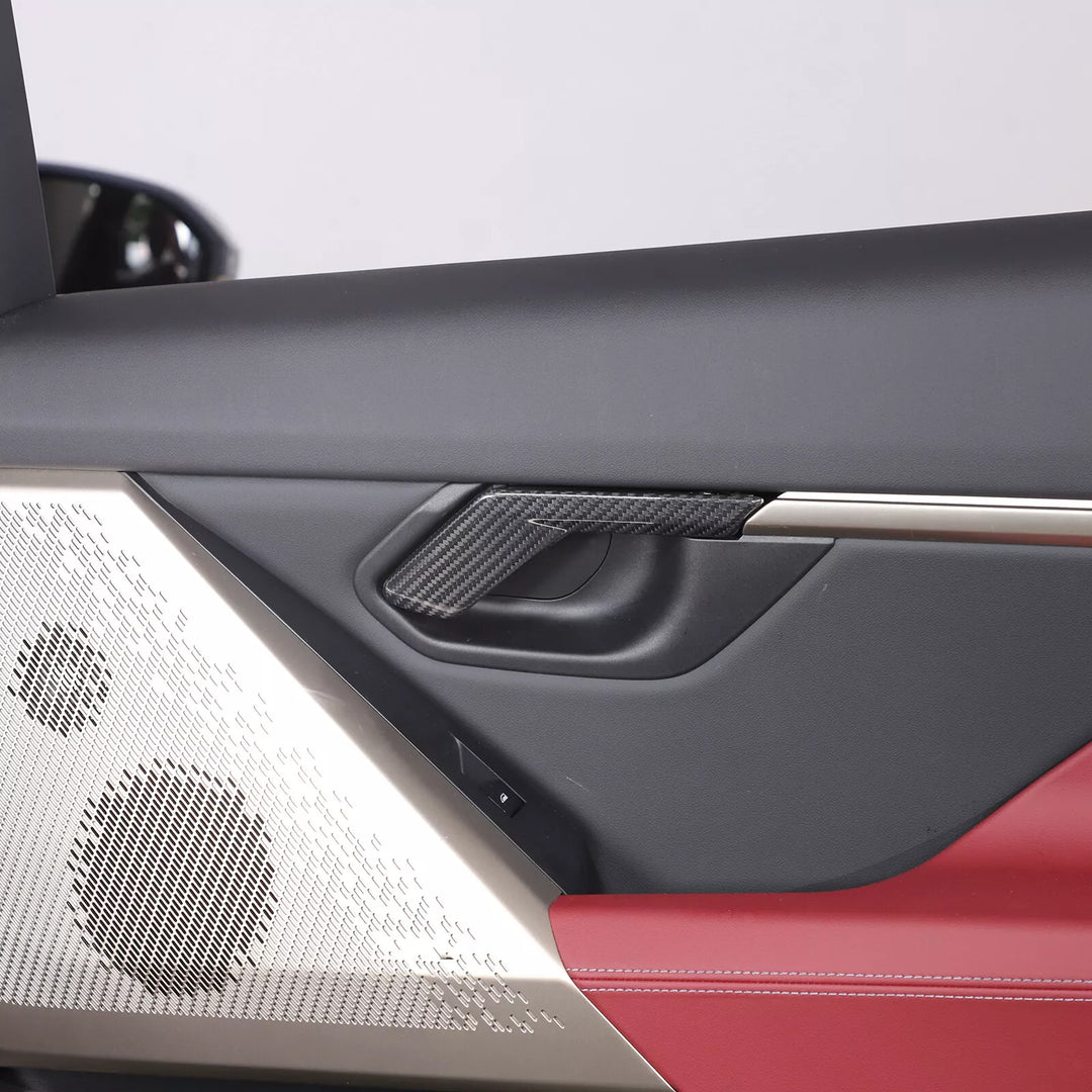 Carbon Fiber Interior Door Handle Trim Cover -  BMW 5 Series G60 2024+