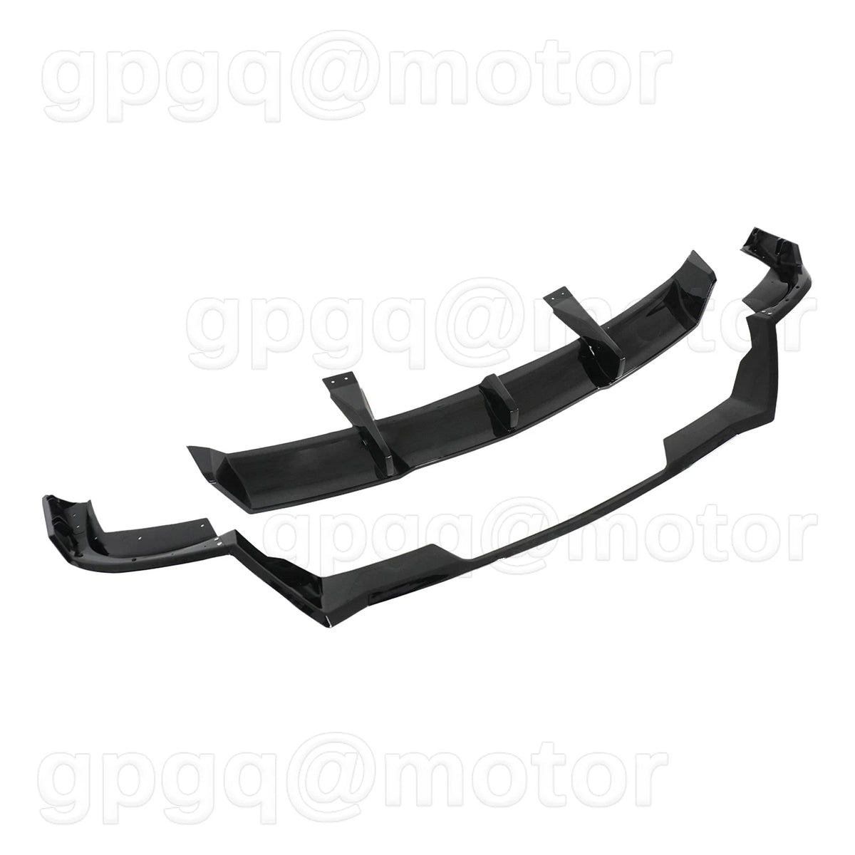 Gloss Black Rear Diffuser Agressive Extension V4 Kit - Corvette C8 Z06 23-27