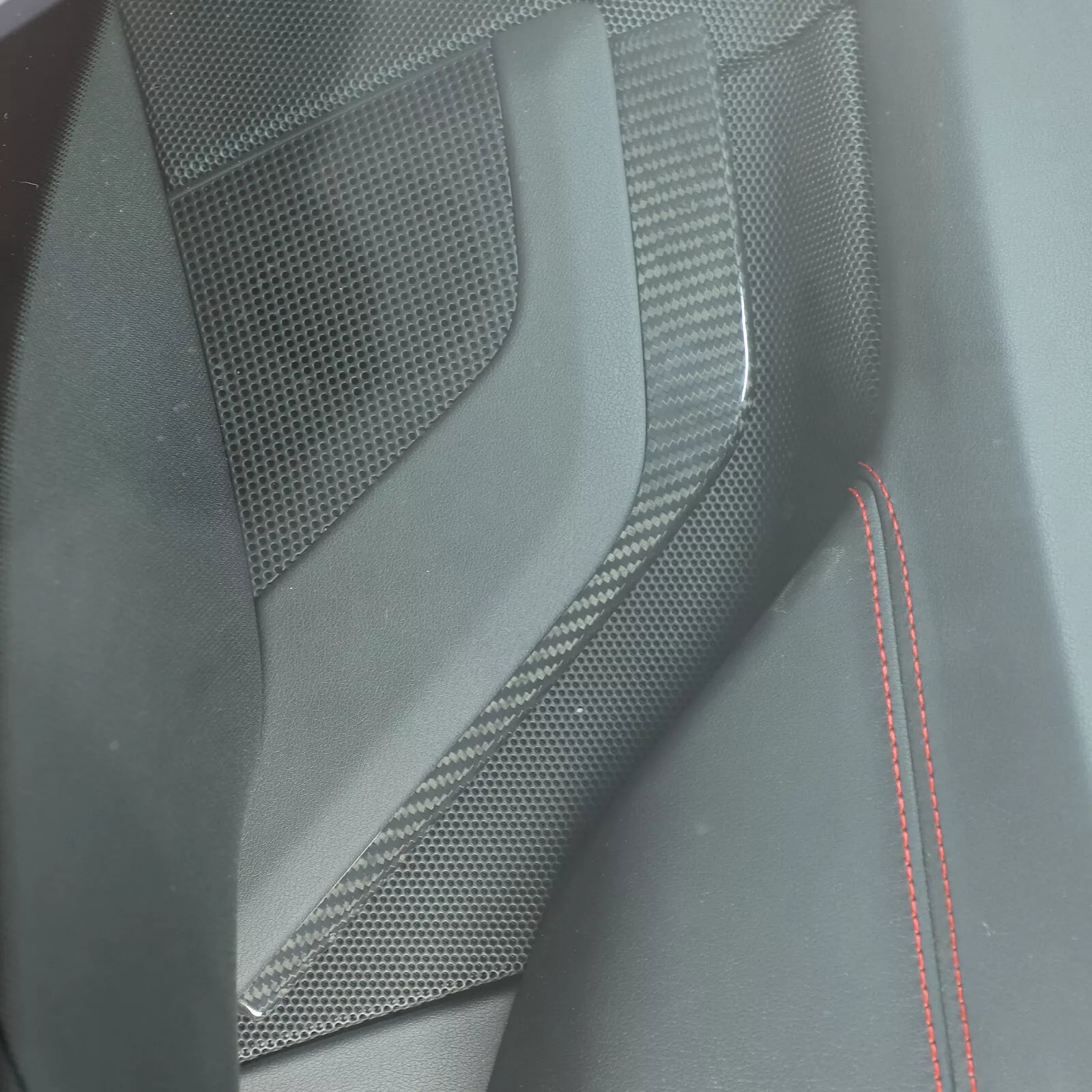 Carbon Fiber Dashboard L-shaped Trim Strip Cover - Corvette C8 20-24