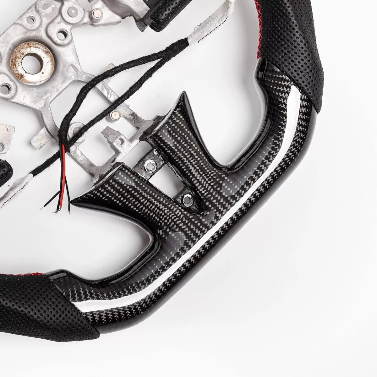 Carbon Fiber Steering Wheel w/ Heated - INFINITI Q50 QX50 2013-17