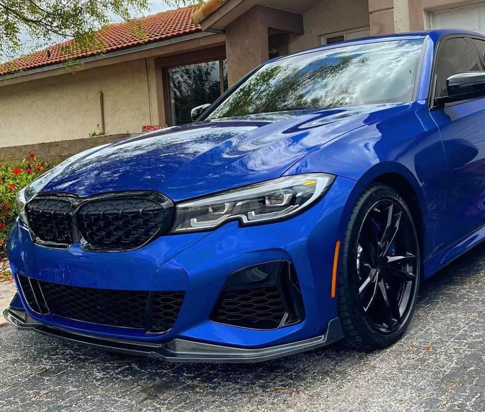 3D Style Carbon Fiber Front Lip - BMW G20 / G28 3 Series