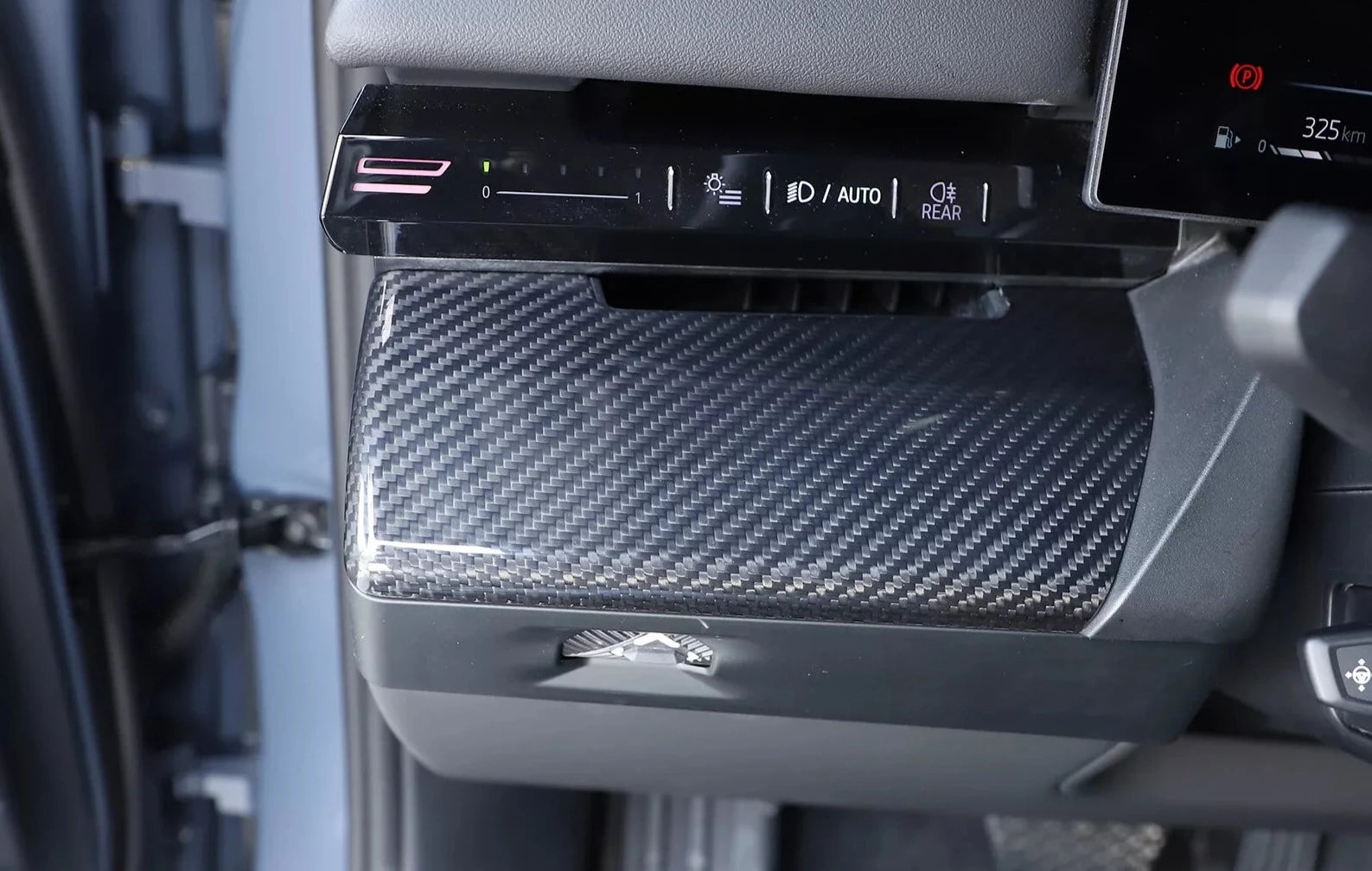 Carbon Fiber Passenger Center Dash Panel Trim Cover - BMW 5 Series G60