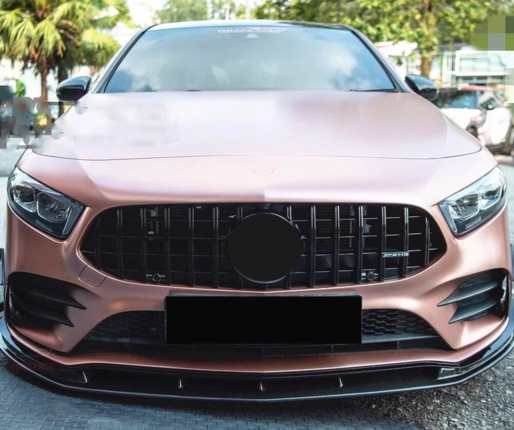 Gloss Black GT Style Grille - Mercedes Benz CLA-Class W117 Grill 2013-2019