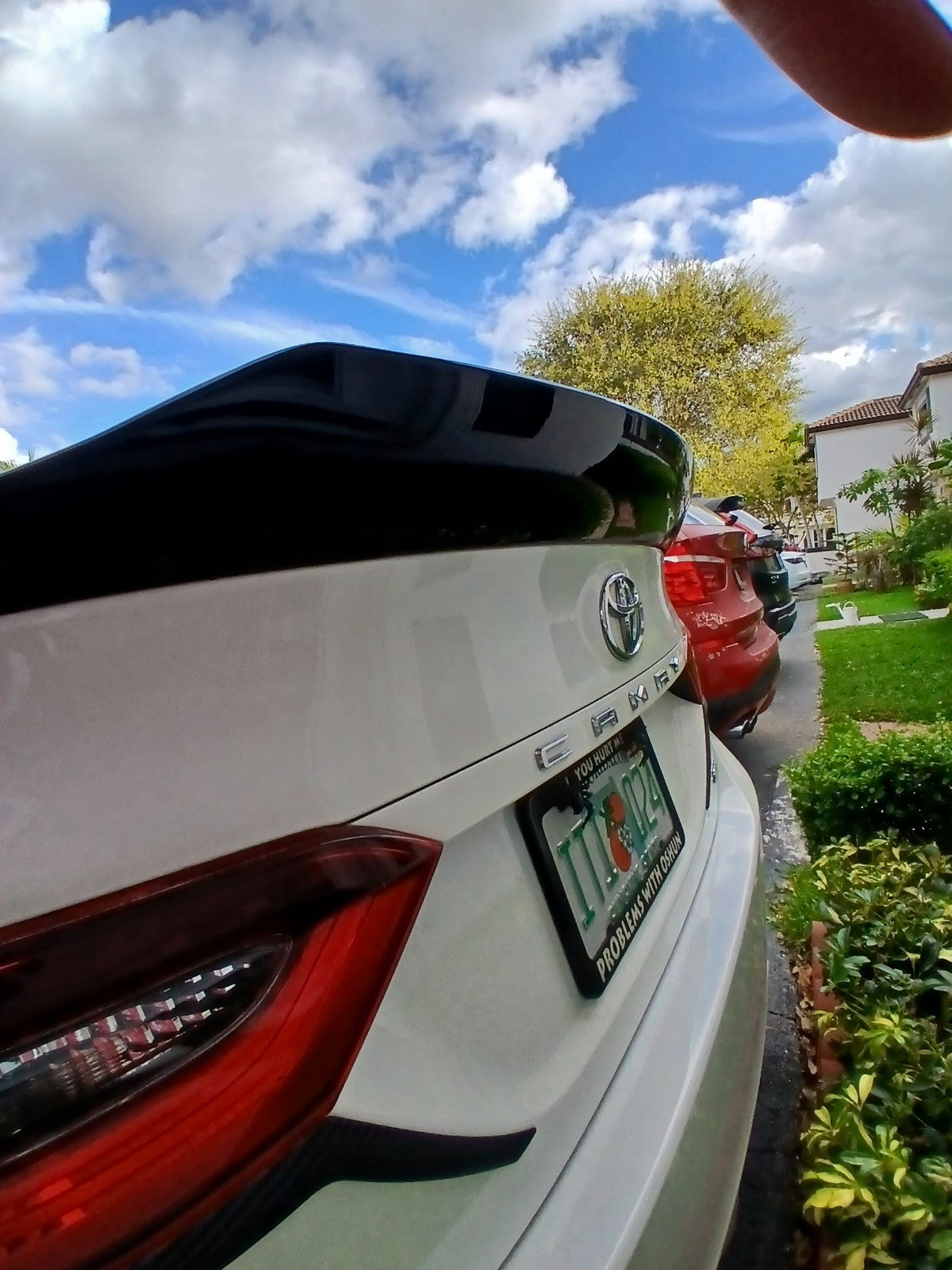 Gloss Black R Style Rear Trunk Spoiler - Toyota Camry SE XSE LE XLE 2018-2024