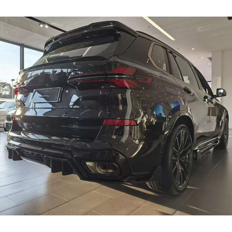 Gloss Black Competition Rear Diffuser - 2019-25 BMW X5 G05 M Sport
