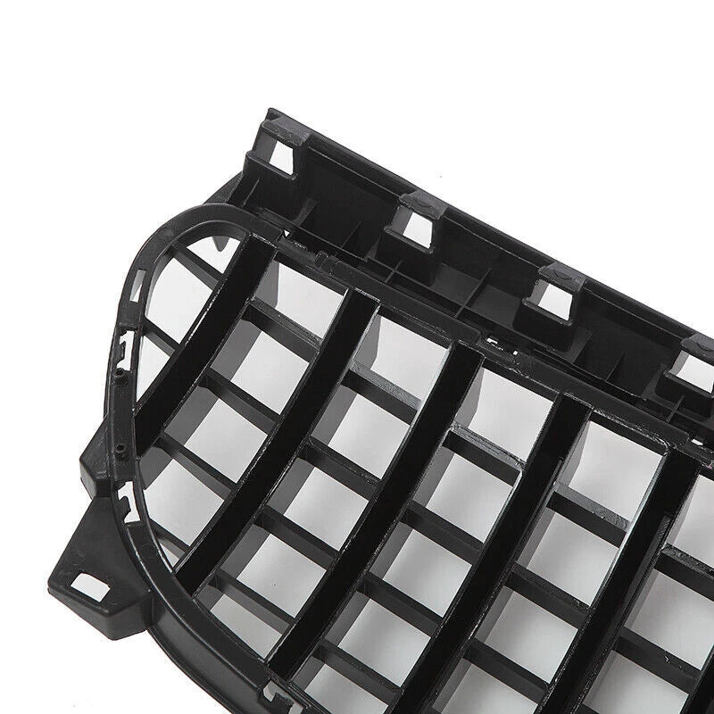 Gloss Black w/ Chrome GT Style Front Grile - Mercedes Benz W117 CLA-Class CLA200 CLA250 2013-19