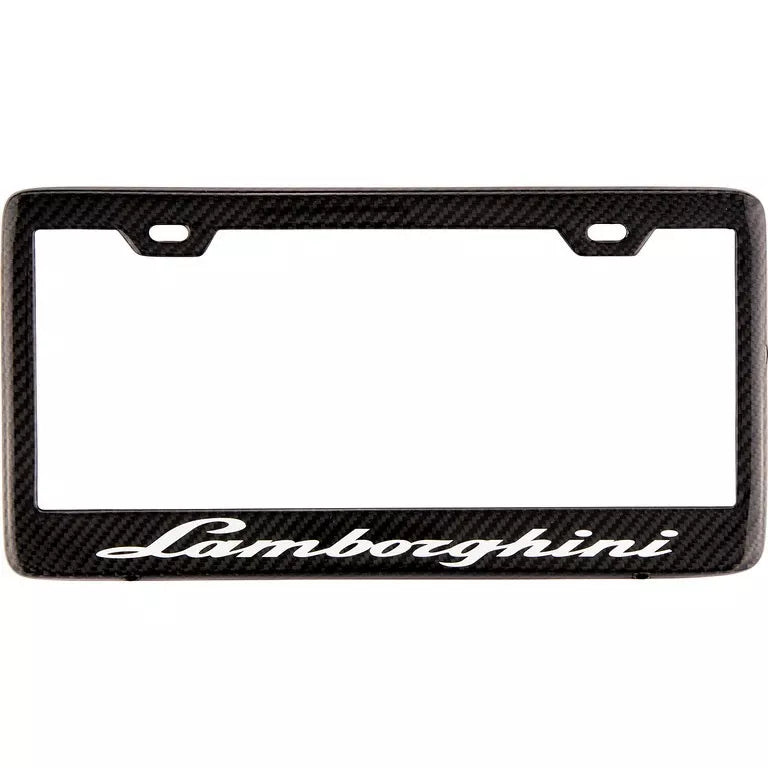 Carbon Fiber "Huracan" License Plate Frame - Lamborghini