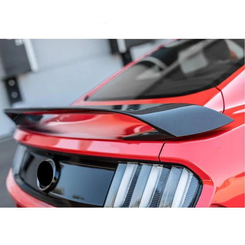 Carbon Fiber GT350 Style Rear Spoiler Wing - Ford Mustang 2015-2020