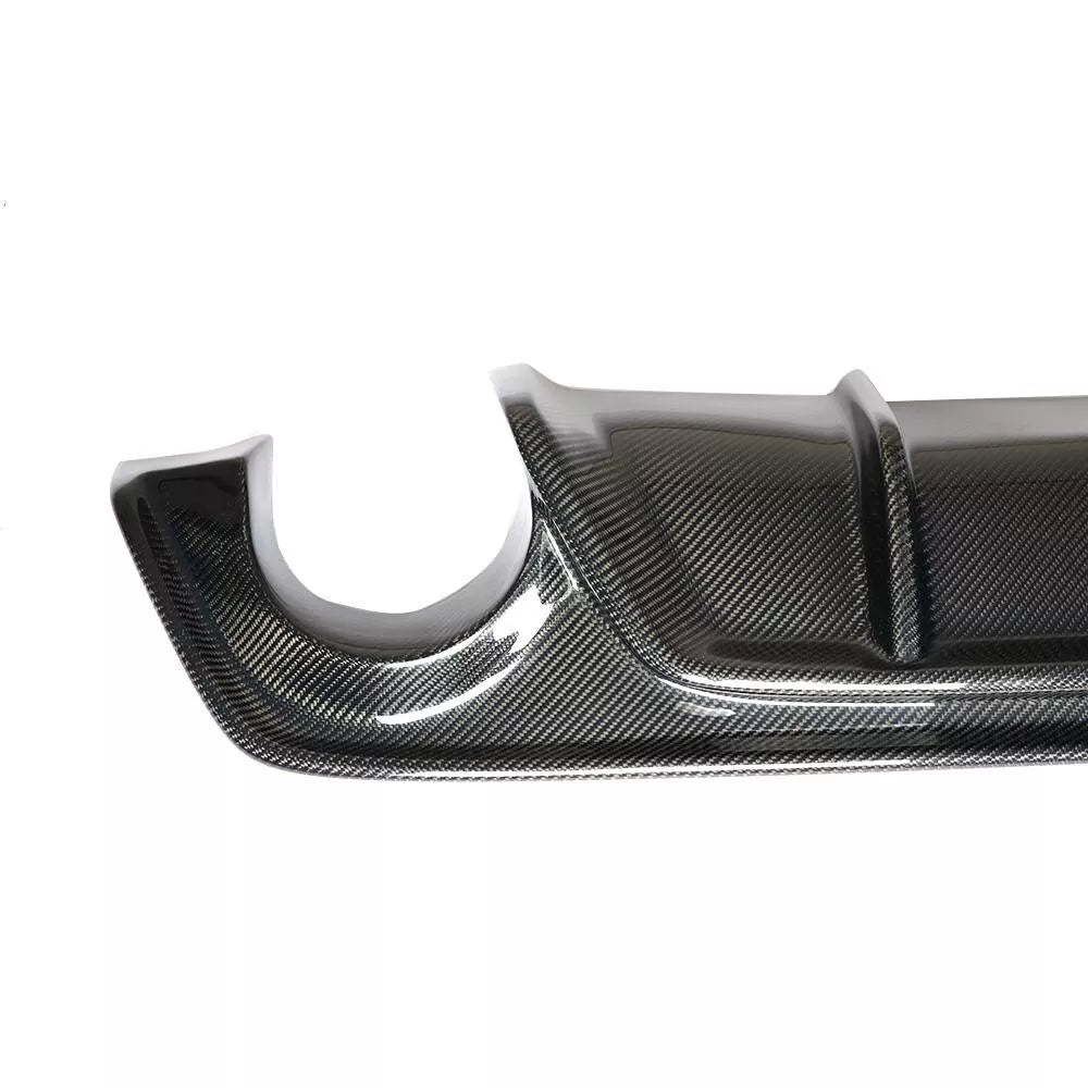 Carbon Fiber Rear Diffuser W/ LED - Infiniti Q50 Q50S 18-24