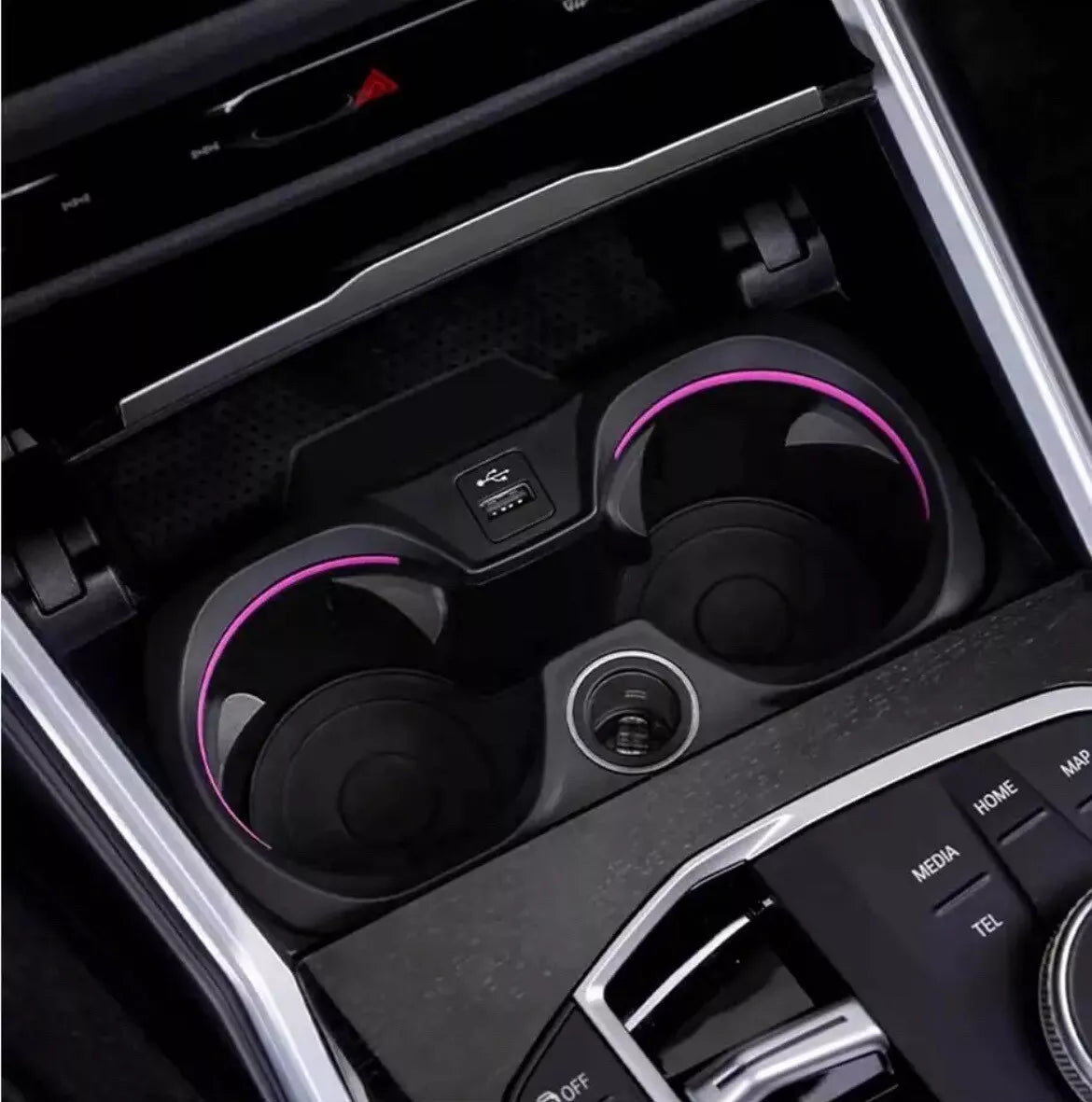 LED Ambient Lighting Cup Holder Lamp Replacement - BMW G20 G22 G80 G82 2/3/4 Series