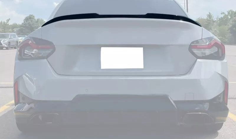 Dry Carbon Fiber Rear Trunk Spoiler - 22-25 BMW G42 2 Series / G87 M2