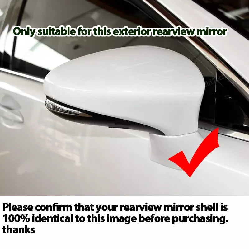 M style Carbon Fiber Mirror Cap Cover ( Add on ) - 2014-2020 LEXUS IS200 300 350