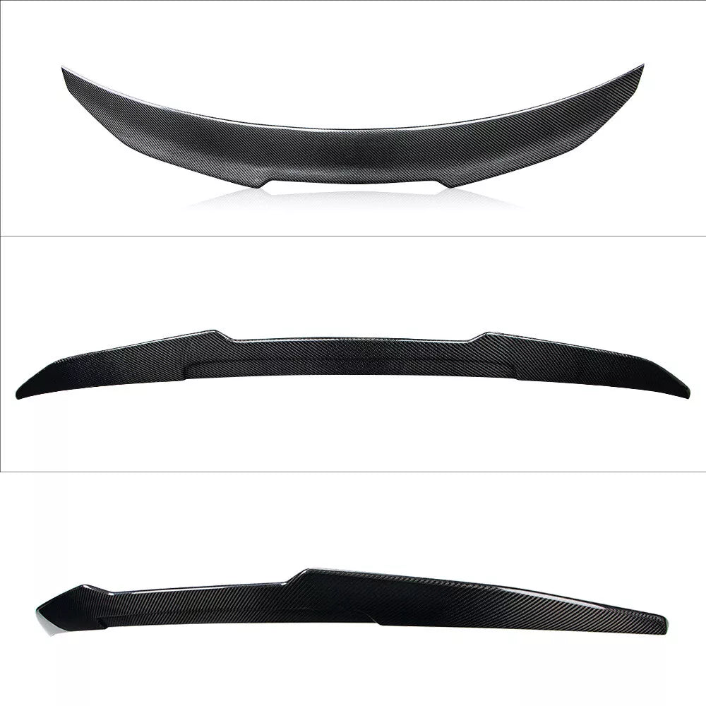 PSM Style High Kick Carbon Fiber Spoiler - 2020-2024 Tesla Model Y
