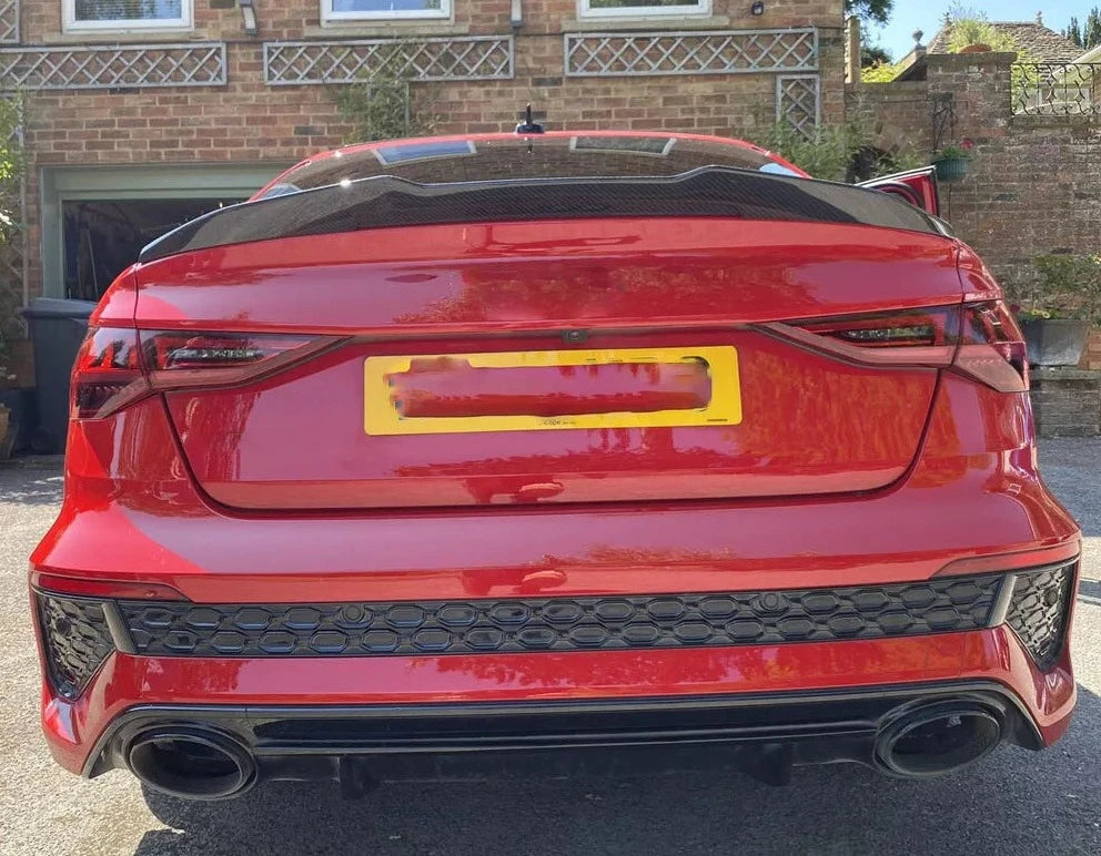 PSM Style Carbon Fiber HighKick Trunk Spoiler - AUDI A3/S3/ & RS3 8Y