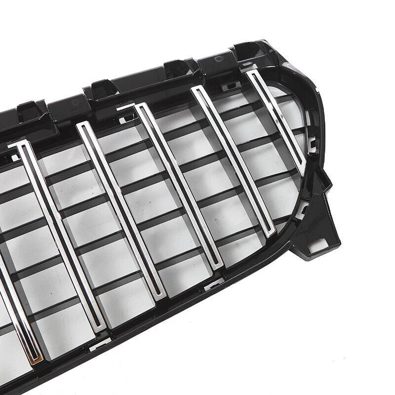 Gloss Black w/ Chrome GT Style Front Grile - Mercedes Benz W117 CLA-Class CLA200 CLA250 2013-19