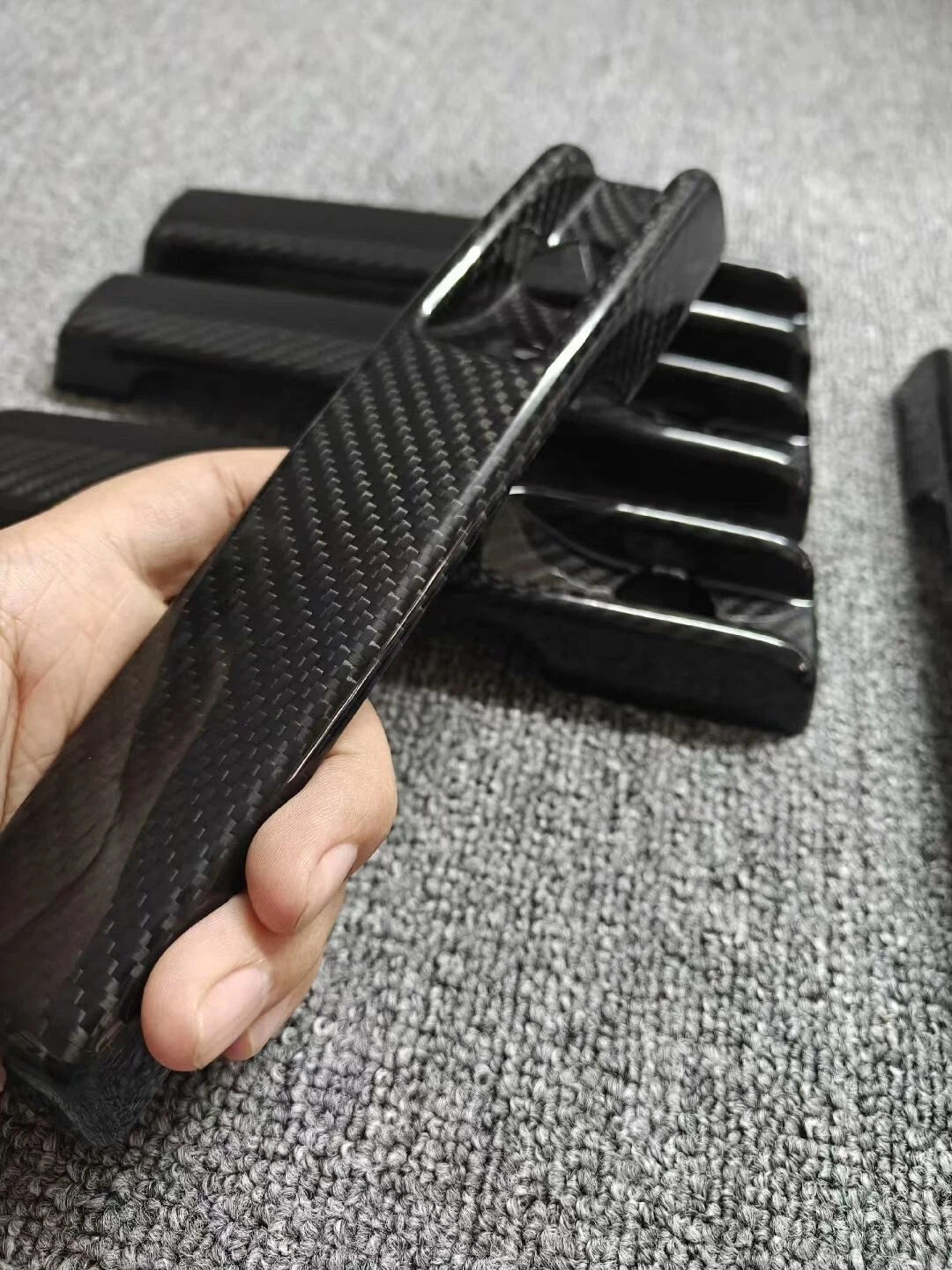 Carbon Fiber Door Handle Covers - Mercedes W463A W464 G63 G500 G550 G Wagon
