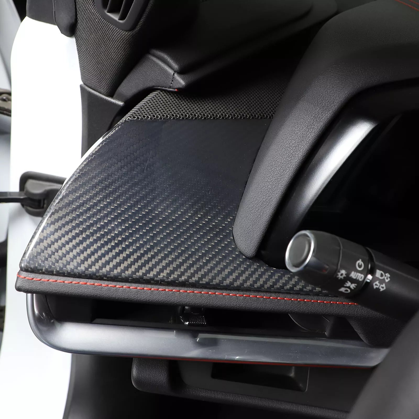 Carbon Fiber Driver's Seat Center Console Panel Trim - Corvette C8