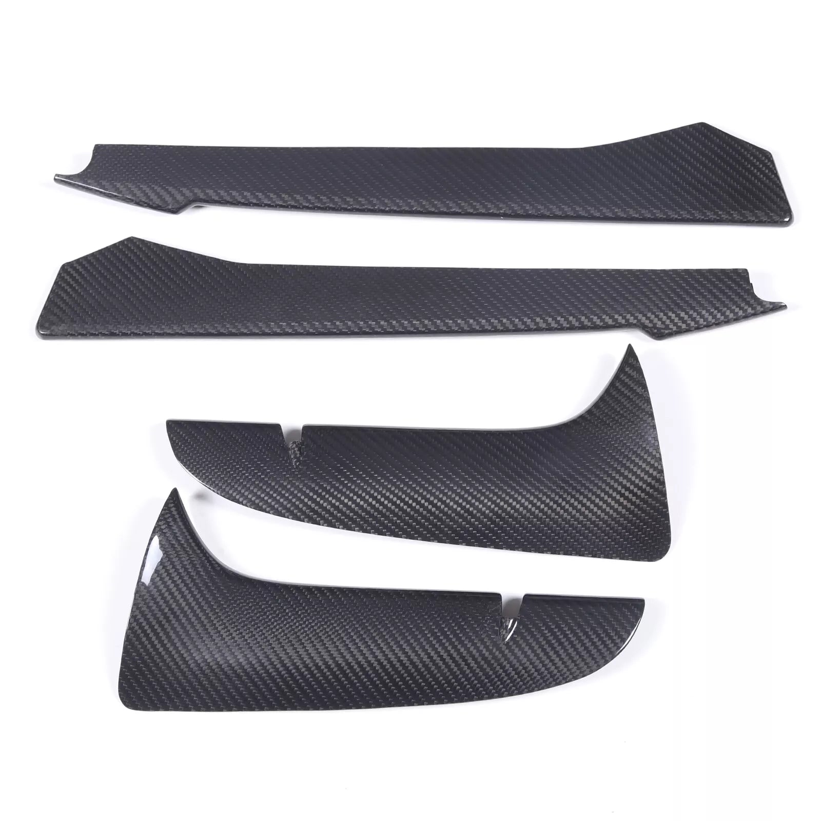 Carbon Fiber Front Bumper Fog Light Lamp Trim - Corvette C8