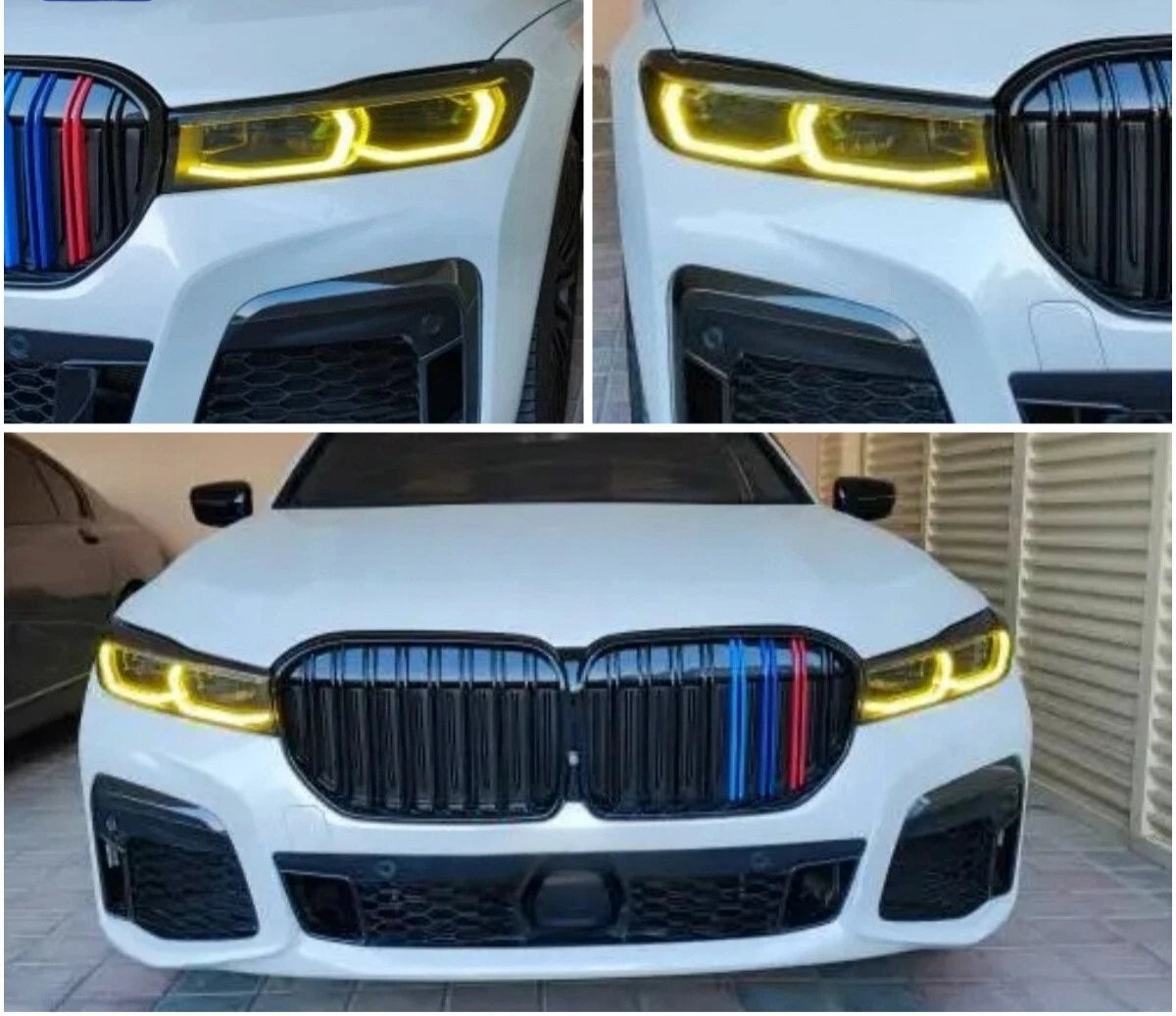 CSL Yellow Headlight DRL Modules - BMW 7 Series G11 G12 LCI 740i 750i