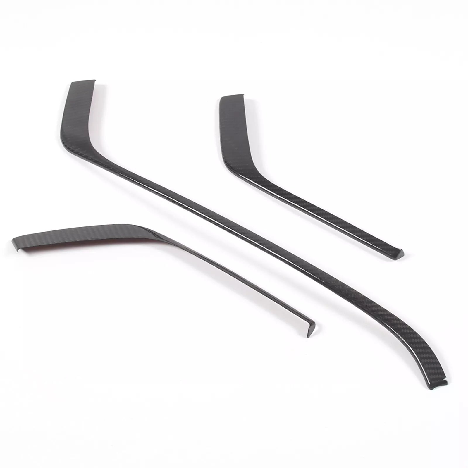 Carbon Fiber Dashboard L-shaped Trim Strip Cover - Corvette C8 20-24