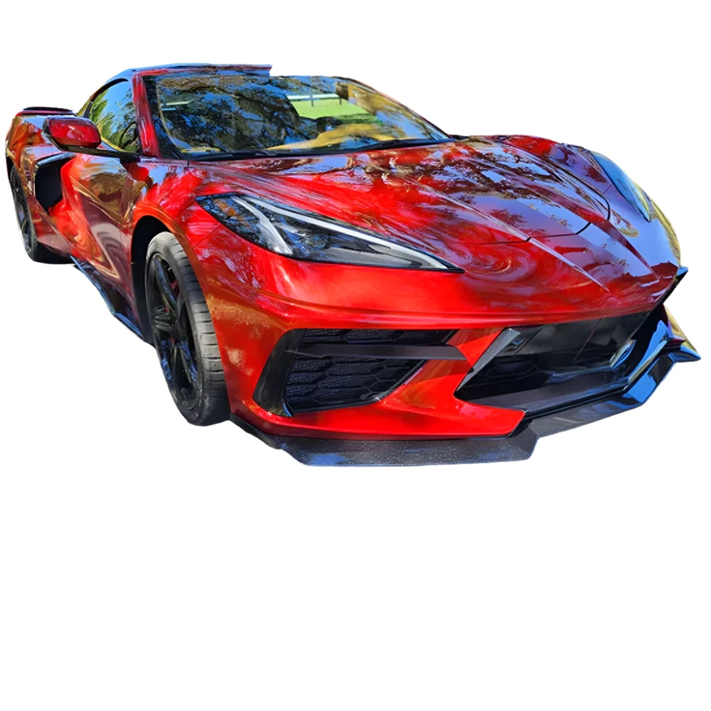 Carbon Fiber Front Lip V2 - Corvette C8 2020-23