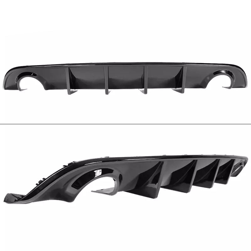 Gloss Black V3 Style Rear Diffuser - 2015-2023 Dodge Charger SRT