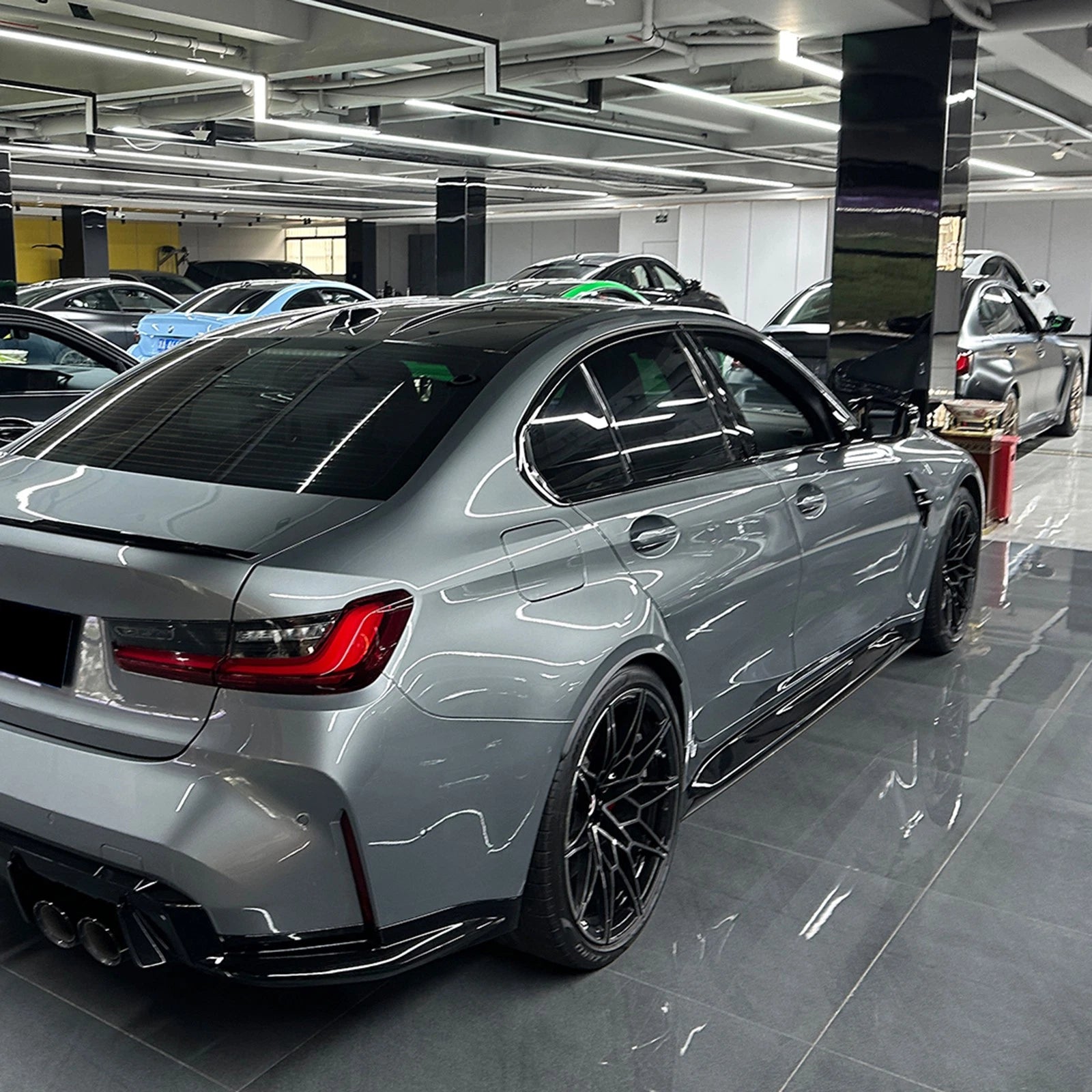 Gloss Black Side Skirt Extension - BMW M3 G80 G81 2021-2026